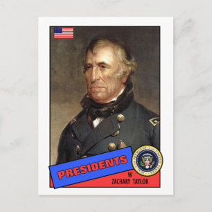 Zachary Taylor Baseball Card Briefkaart
