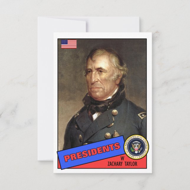 Zachary Taylor-honkaarten (Voorkant)