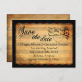 Zachée Save the Date Briefkaarten (Voorkant / Achterkant)