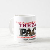 ZachPack tasse de café de 11 onces (Devant gauche)