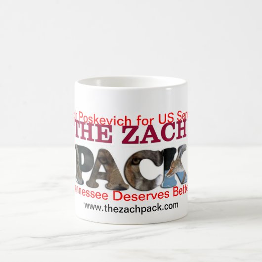 ZachPack tasse de café de 11 onces (Centre)