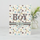 Zacht als Teddy Bear Invitation Card Kaart (Staand voorkant)