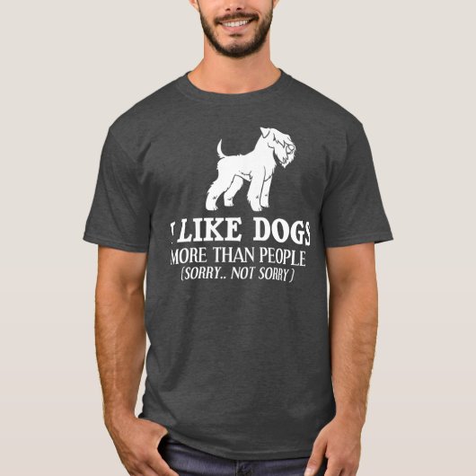 Zacht beklede wielrenner Puppies eigenaar T-shirt (Voorkant)