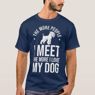 Zacht beklede wielrenner Puppies eigenaar T-shirt