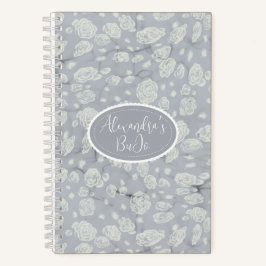 Zacht Blauw Bloemen Water's Bullet Journal Notitieboek