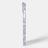 Zacht blauw bloemwater Case-Mate iPhone case (Achterkant / Links)