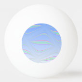 Zacht blauw golfontwerp pingpongballen (Achterkant)