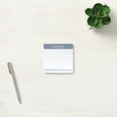 Zacht blauw-grijs Abstract landschap Post-it® Notes (Kantoor)