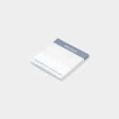 Zacht blauw-grijs Abstract landschap Post-it® Notes (Schuin)