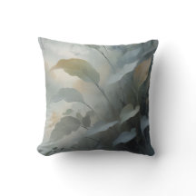 Zacht blauw grijs nevelig bosblad