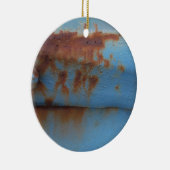  zacht blauw keramisch ornament (Rechts)