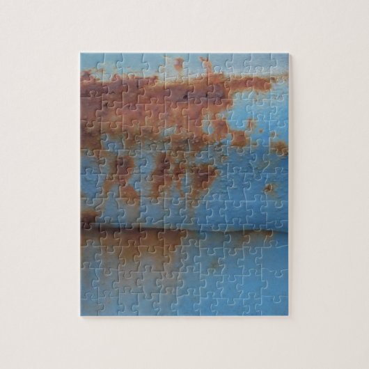  zacht blauw legpuzzel (Verticaal)