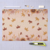 Zacht Boho Herfstpatroon Tissuepapier (Craft)