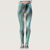 Zacht cyaan grijze rotsachtige textuur met digital leggings (Voorkant)
