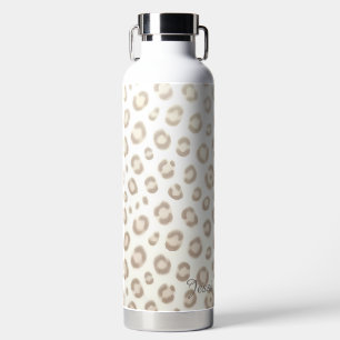 Zacht Dieren Luxe Patroon Elegante Dierenprint Waterfles