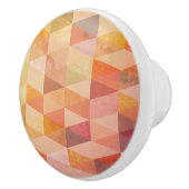 Zacht driehoek geometrisch patroon keramische knop (Rechts)