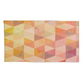 Zacht driehoek geometrisch patroon kussensloop (Achterkant-Rechts)