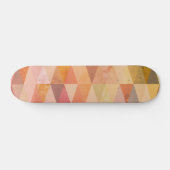 Zacht driehoek geometrisch patroon skateboard (Horizontaal)