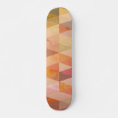 Zacht driehoek geometrisch patroon skateboard (Voorkant)