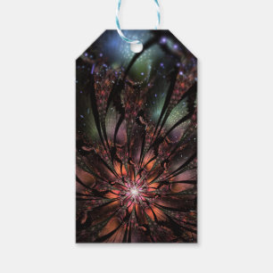 Zacht en tederheid fractal fantasy invita cadeaulabel