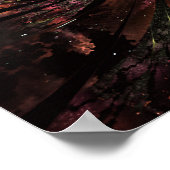 Zacht en tederheid fractal fantasy invita poster (Hoek)