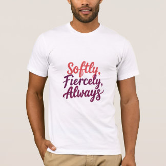 Zacht, fel, altijd t-shirt