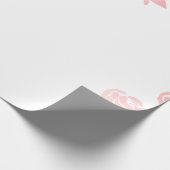 Zacht floraal cadeaupapier (Hoek)