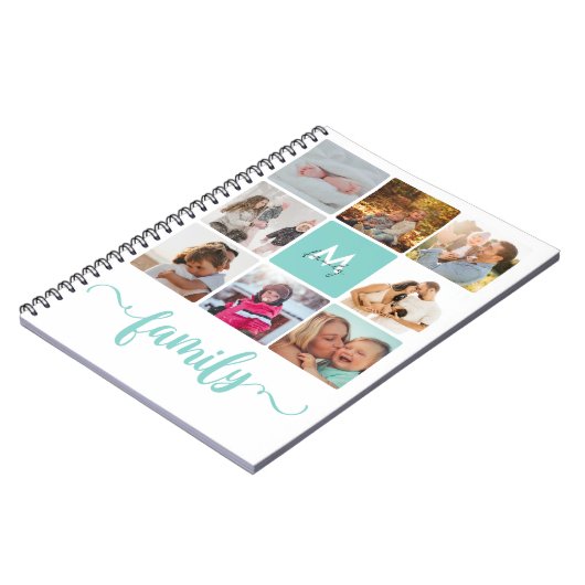 Zacht fotocollage inspireert het Dagboek van de Fa Notitieboek (Linkerzijde)