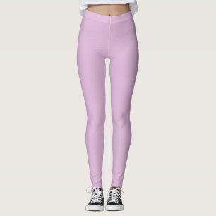 Zacht Frans Lila Effen Kleur Leggings