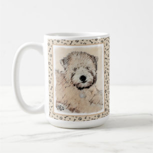 Zacht Gecoatde Wheaten Terrier Schilderij Originel Koffiemok