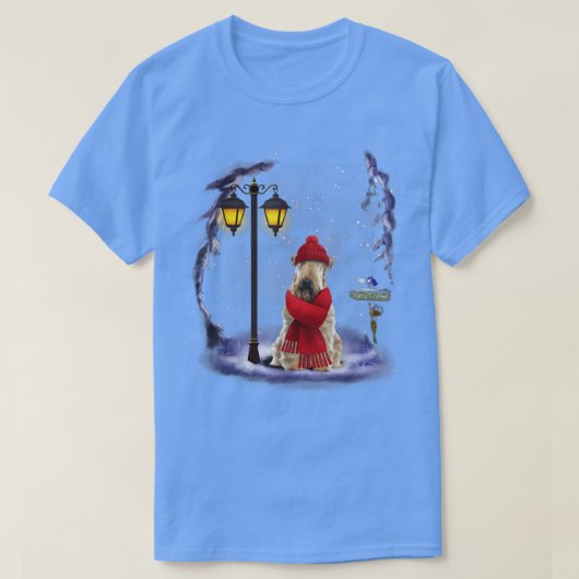 Zacht gecoate hitte kerstmis winter t-shirt (Design voorkant)