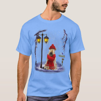 Zacht gecoate hitte kerstmis winter t-shirt