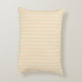Zacht geel gestreept  accent kussen (Achterkant (Verticaal))
