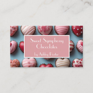 zacht gekleurde bonbons Patisserie Visitekaartje