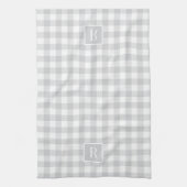 Zacht Grijs Buffel Controleer Monogram Theedoek (Verticaal)