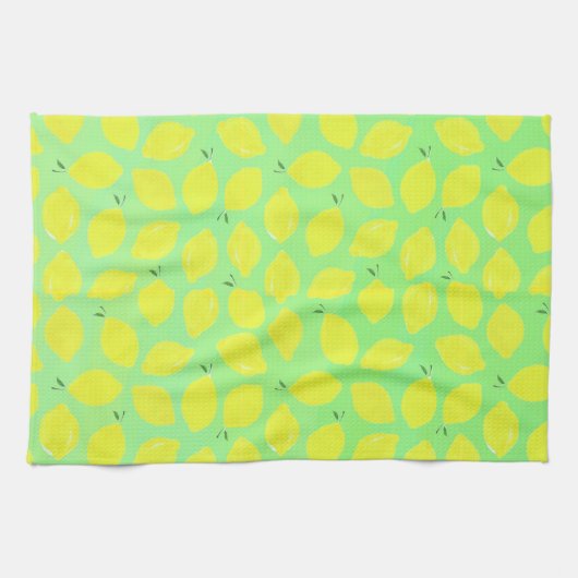 Zacht Groen bekleed met luidoek Theedoek (Horizontaal)
