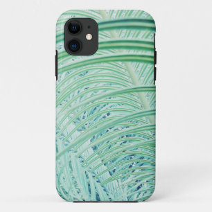Zacht groen Plant Palm Leaf iPhone 11 Hoesje