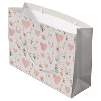 Zacht Hart & Bloemmotief Cadeautas