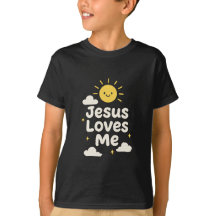 Zacht Jesus Houdt Van Mij Christelijk T-Shirt Voor