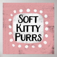 Zacht Kat Spint Posters muurkunst