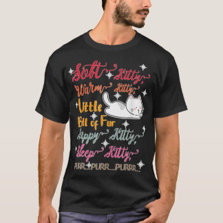 Zacht Kat Warm Kat Kleine knal Slaap Kit T-shirt
