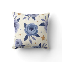 Zacht lavendel en blauw Sierkussen ontwerp