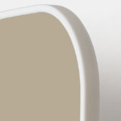 Zacht licht beige achtergrond - Wedding Design Pickleball Paddle (Links Detail)