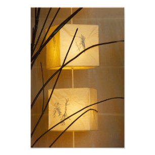 Zacht licht. foto afdruk