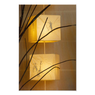 Zacht licht. foto afdruk