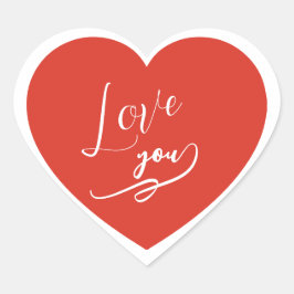 Zacht Liefde Hart Sticker