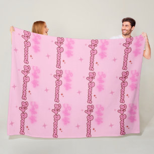 Zacht meisje grote dromen roze dekbed fleece deken