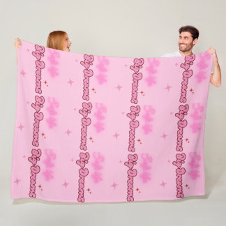 Zacht meisje grote dromen roze dekbed fleece deken