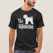 Zacht met wielcoating — Terrier Dog mam Moederdag T-shirt (Voorkant)