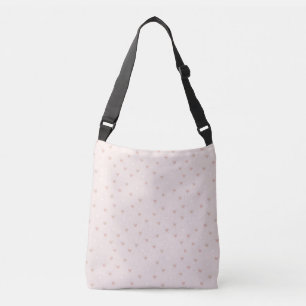 Zacht Minimaal Hartpatroon Crossbody Tas